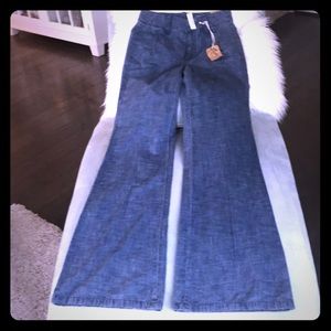 Summer weight NWT Madewell wideleg jeans.